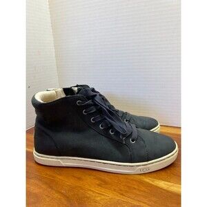 UGG Gradie Black Nubuck Lace Up side zip Sneakers Ankle Boots